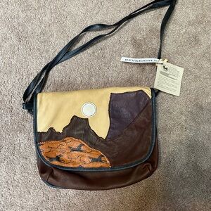 Radiant,Reversible,Super Soft Crossbody Purse, made by ERDA